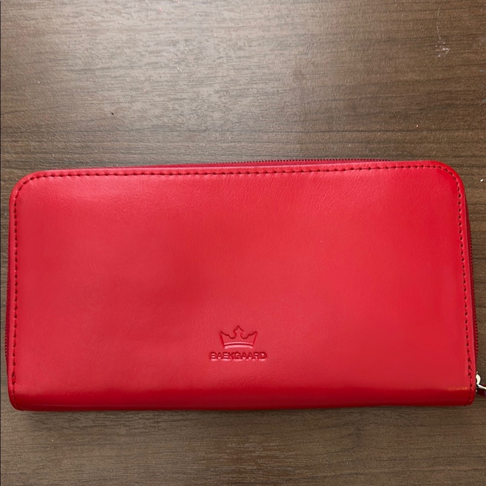 Red Leather Wallet